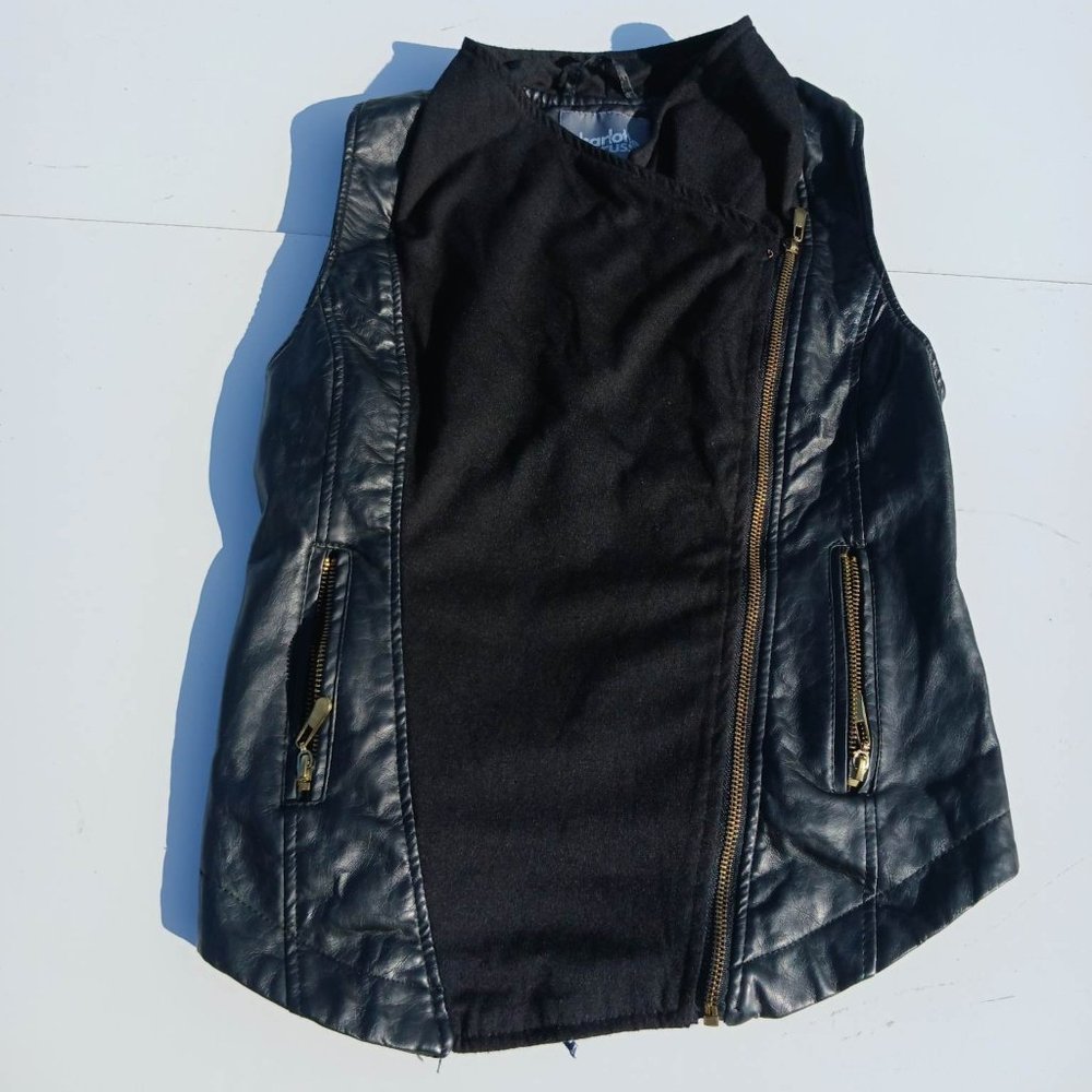 Charlotte Russe Size S Black Women's Vest Jeans Jacket